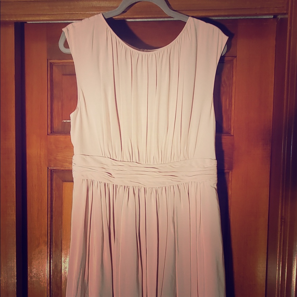 Boden sleeveless beige dress